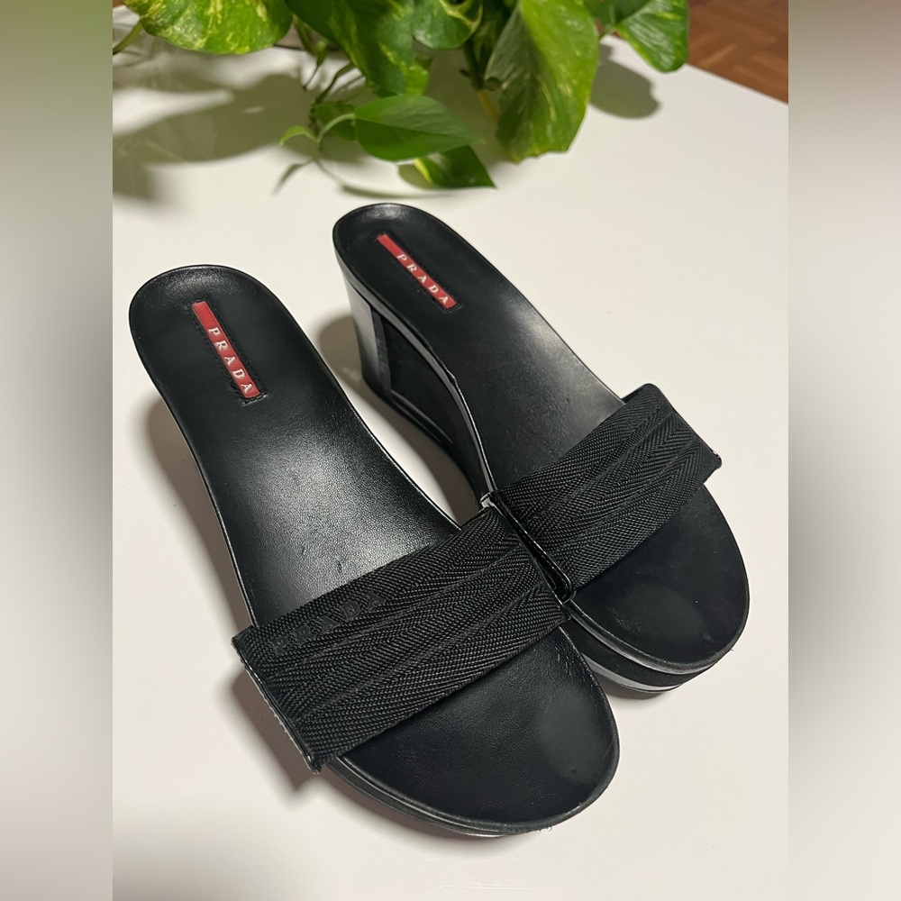 Prada, size 37.5, used, authentic # 3X4354